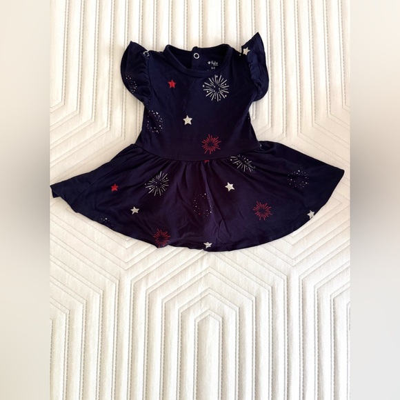 Kyte Baby-  Navy/Firework Twirl Bodysuit - Picture 1 of 2